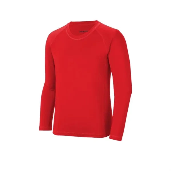 Sport-Tek Youth Long Sleeve Rashguard Tee.