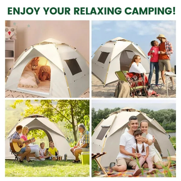 Outdoor Camping Tent Waterproof with Rainfly