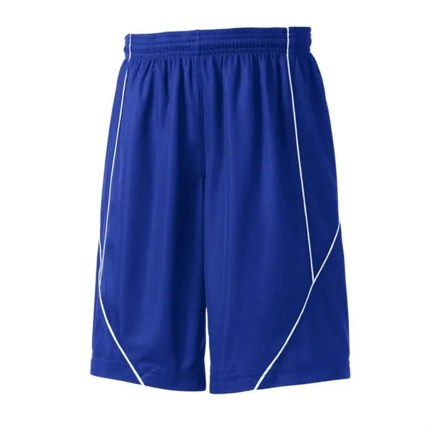 Sport-Tek Youth PosiCharge Mesh Reversible Spliced Short.