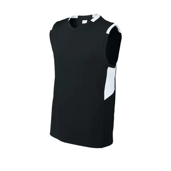 Sport-Tek Youth Club Sleeveless V-Neck
