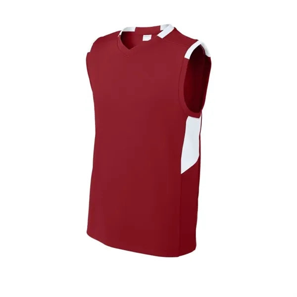 Sport-Tek Youth Club Sleeveless V-Neck
