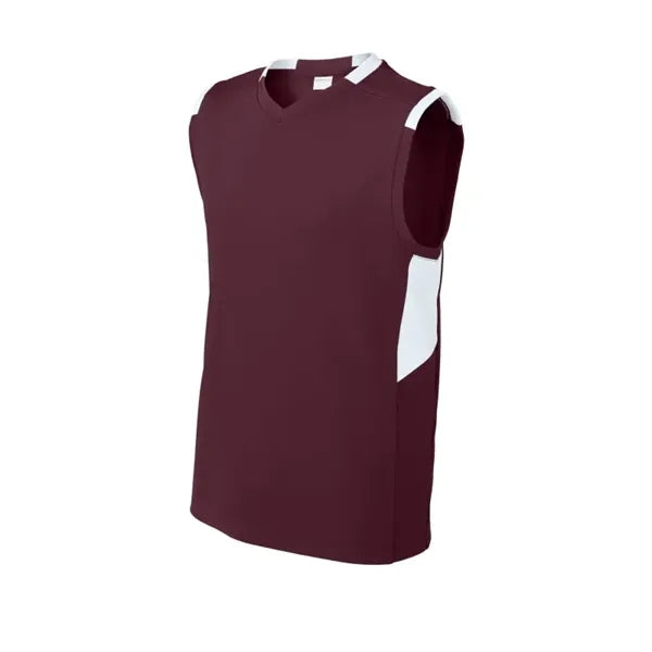 Sport-Tek Youth Club Sleeveless V-Neck