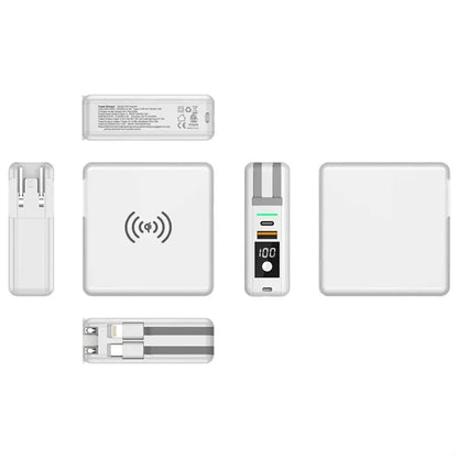 Portable Charger with Wall Plug & Power Bank with Wireless
