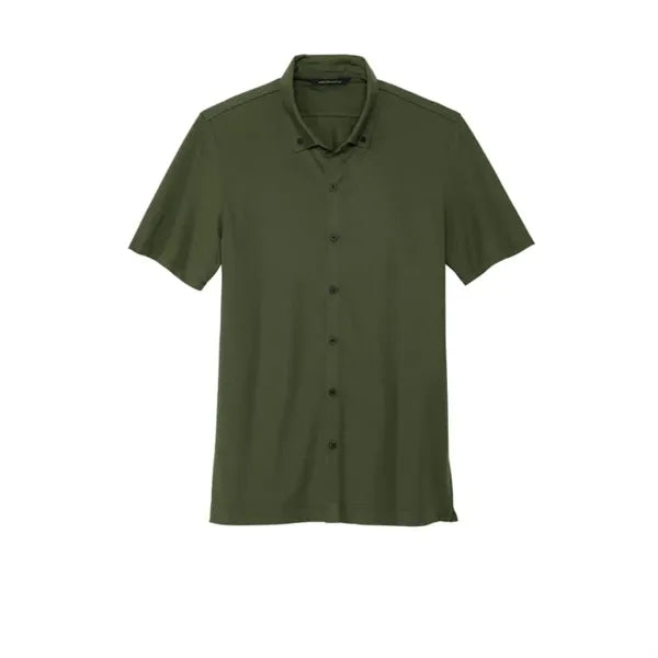 Mercer+Mettle Stretch Pique Full-Button Polo