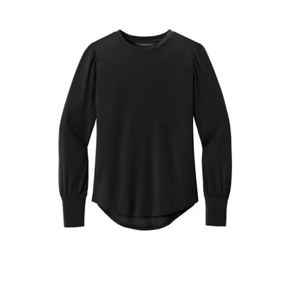 Mercer+Mettle Women's Stretch Jersey Long Sleeve Blouson Top