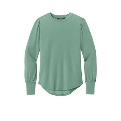 Mercer+Mettle Women's Stretch Jersey Long Sleeve Blouson Top