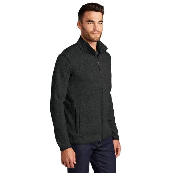 Port Authority Sweater Fleece Jacket.