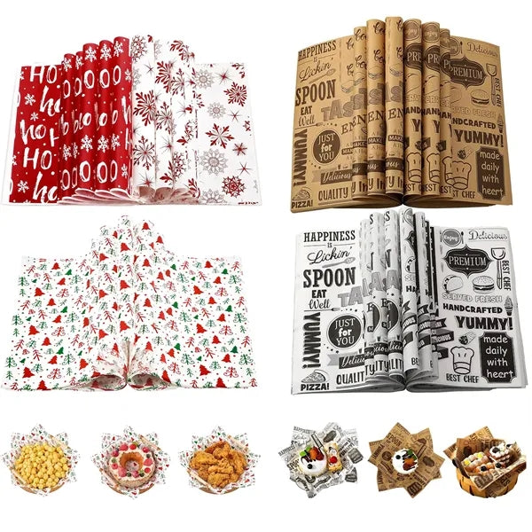 Deli Wax Paper Baking Sheets Wrapping
