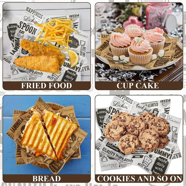 Deli Wax Paper Baking Sheets Wrapping