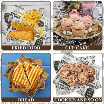 Deli Wax Paper Baking Sheets Wrapping