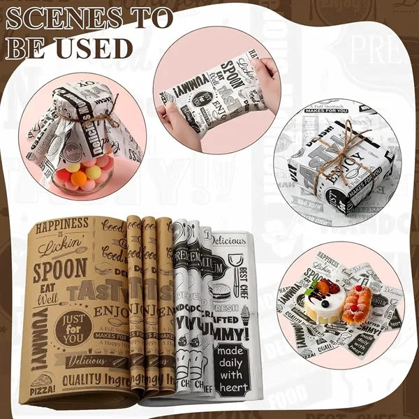 Deli Wax Paper Baking Sheets Wrapping