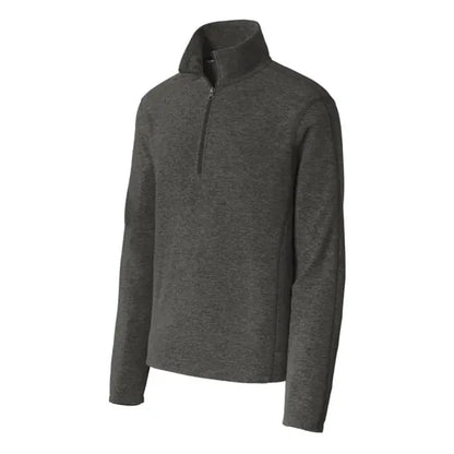 Port Authority Heather Microfleece 1/2-Zip Pullover.