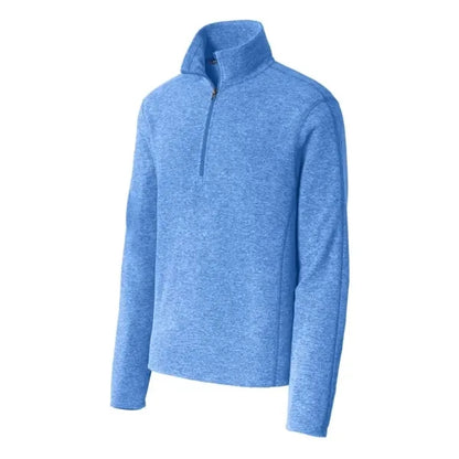 Port Authority Heather Microfleece 1/2-Zip Pullover.