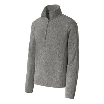 Port Authority Heather Microfleece 1/2-Zip Pullover.