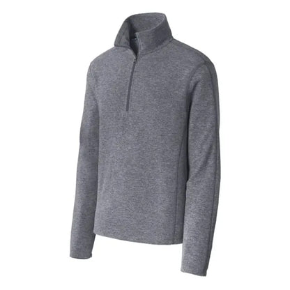 Port Authority Heather Microfleece 1/2-Zip Pullover.