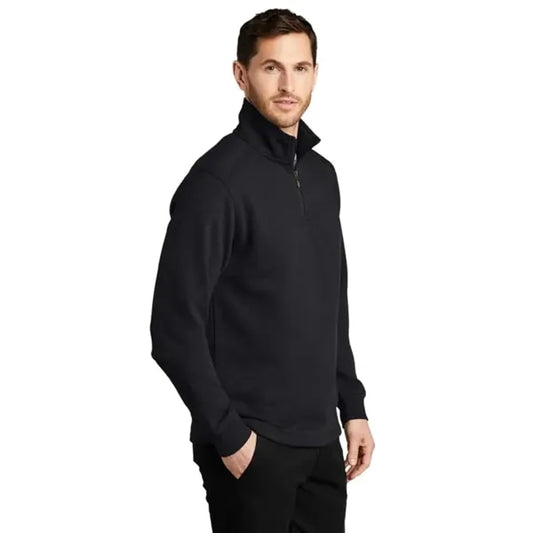 Port Authority Slub Fleece 1/4-Zip Pullover.