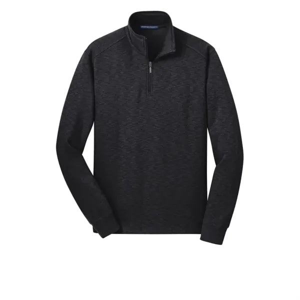 Port Authority Slub Fleece 1/4-Zip Pullover.