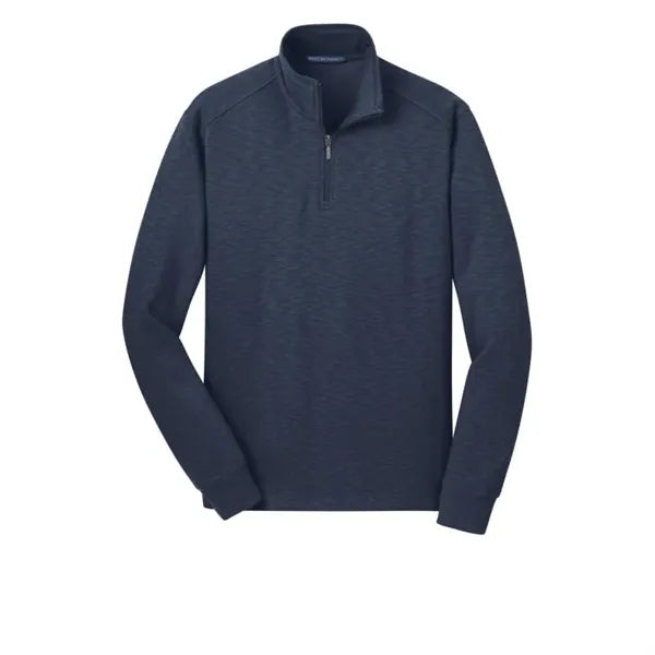 Port Authority Slub Fleece 1/4-Zip Pullover.