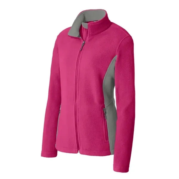 Port Authority Women's Colorblock Value Fleece Jacket.