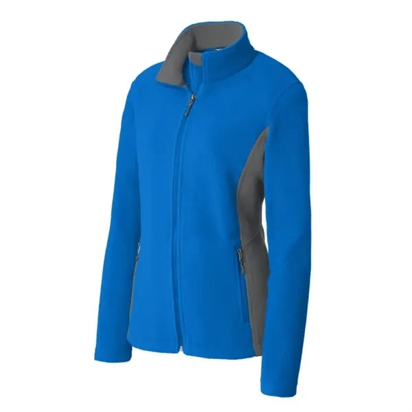 Port Authority Women's Colorblock Value Fleece Jacket.