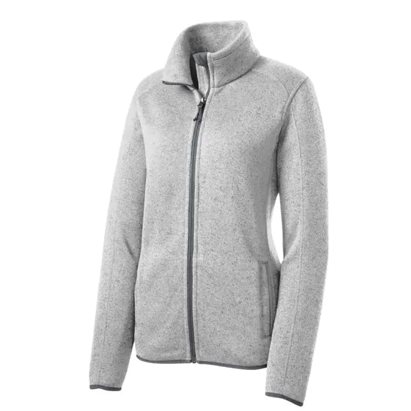Port Authority Women's Sweater Fleece Jacket.