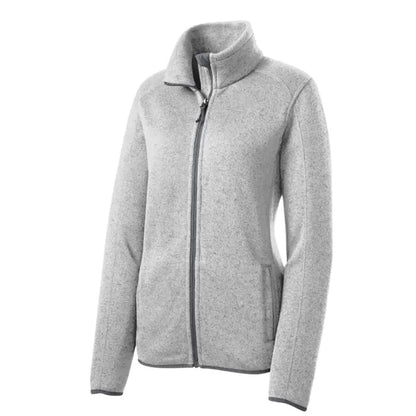 Port Authority Women's Sweater Fleece Jacket.