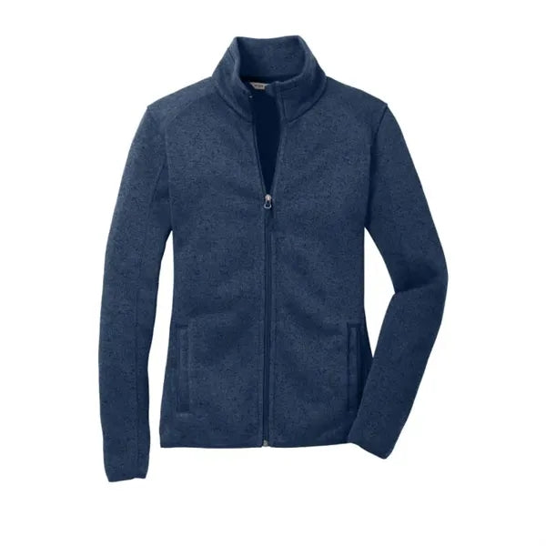 Port Authority Women's Sweater Fleece Jacket.