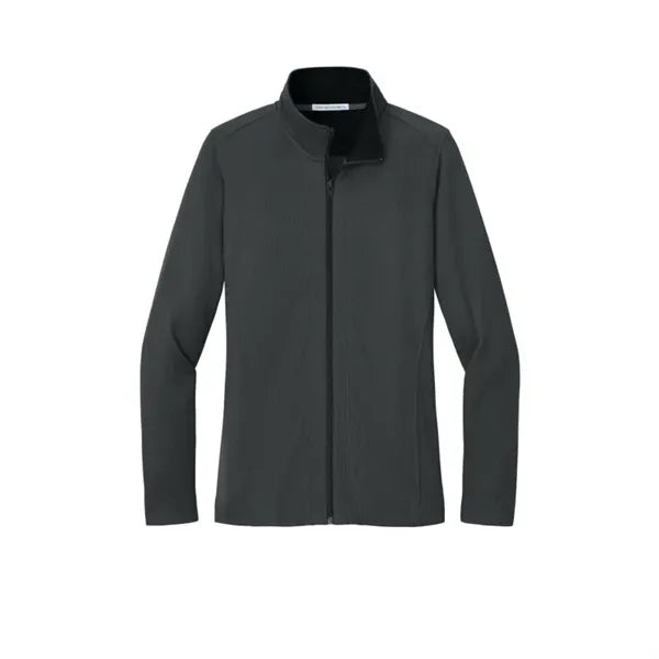 Port Authority Women's Vertical Texture Full-Zip Jacket.
