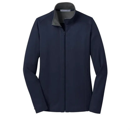 Port Authority Women's Vertical Texture Full-Zip Jacket.
