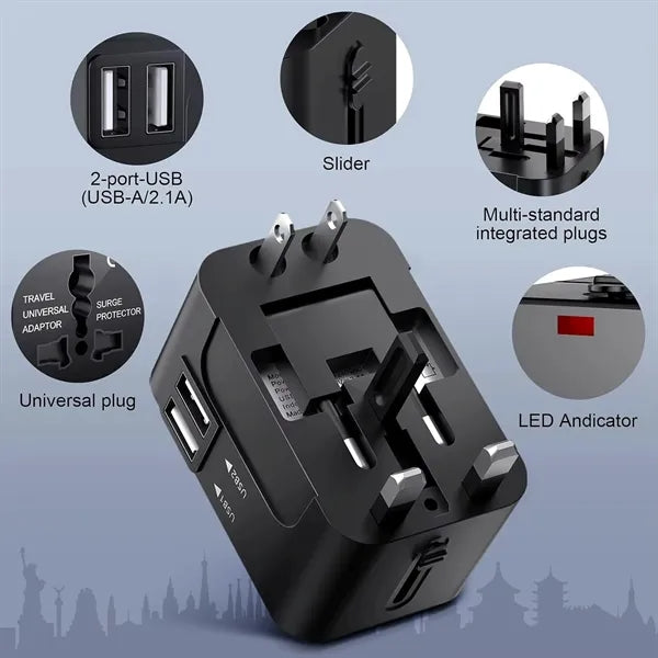 USB C Universal Travel Adapter