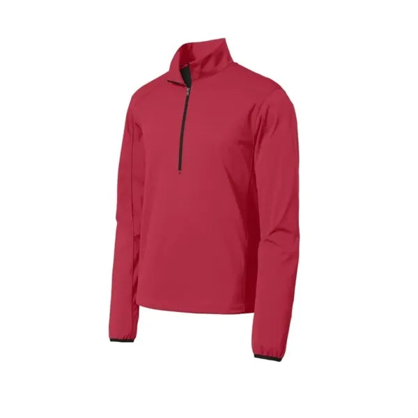 Port Authority Active 1/2-Zip Soft Shell Jacket.