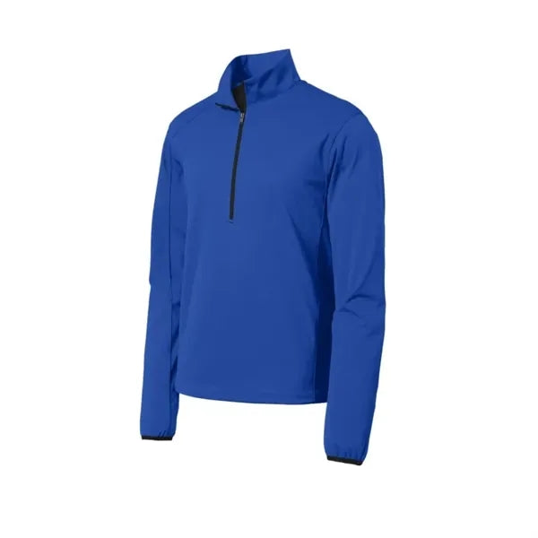 Port Authority Active 1/2-Zip Soft Shell Jacket.