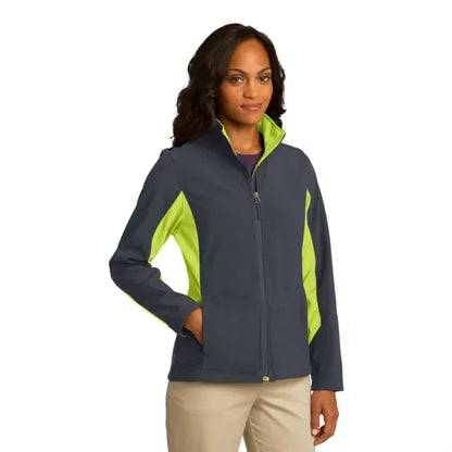Port Authority Women's Core Colorblock Soft Shell Jacket.