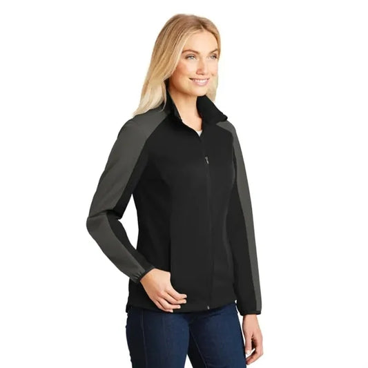 Port Authority Women's Active Colorblock Soft Shell Jacket.
