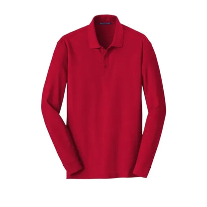 Port Authority Long Sleeve Core Classic Pique Polo.