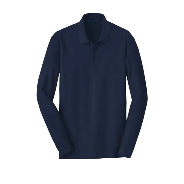 Port Authority Long Sleeve Core Classic Pique Polo.