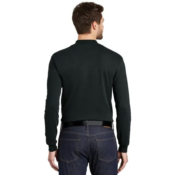 Port Authority Interlock Knit Mock Turtleneck.