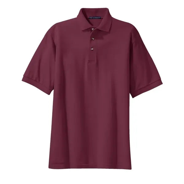 Port Authority Heavyweight Cotton Pique Polo.