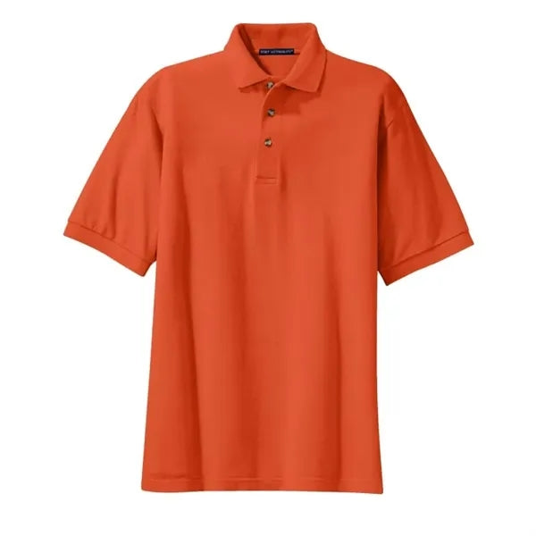 Port Authority Heavyweight Cotton Pique Polo.