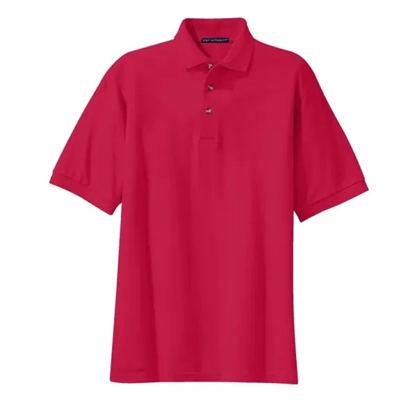 Port Authority Heavyweight Cotton Pique Polo.