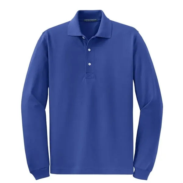 Port Authority Rapid Dry Long Sleeve Polo.