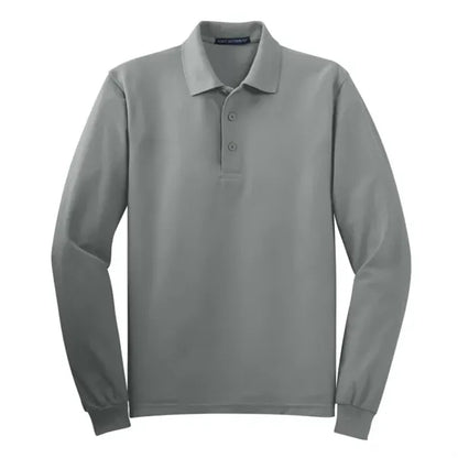 Port Authority Silk Touch Long Sleeve Polo.