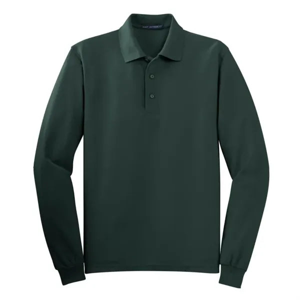 Port Authority Silk Touch Long Sleeve Polo.