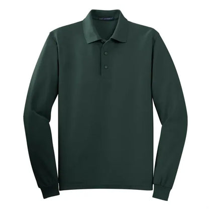 Port Authority Silk Touch Long Sleeve Polo.
