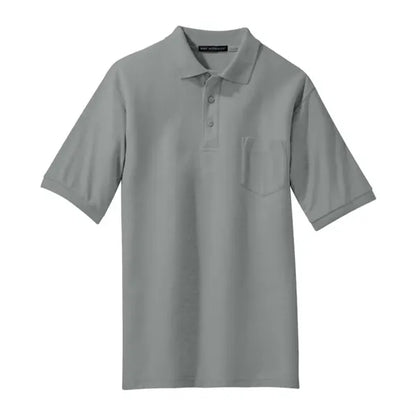 Port Authority Silk Touch Polo With Pocket.