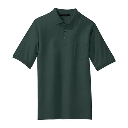 Port Authority Silk Touch Polo With Pocket.