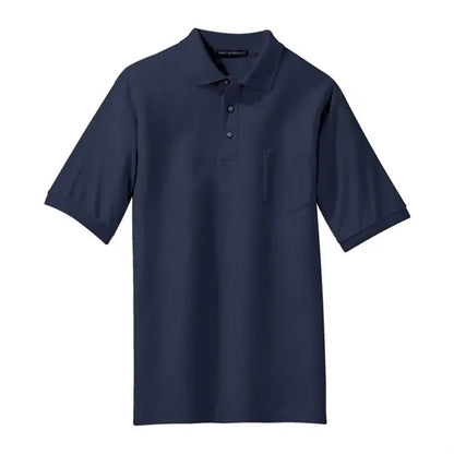 Port Authority Silk Touch Polo With Pocket.