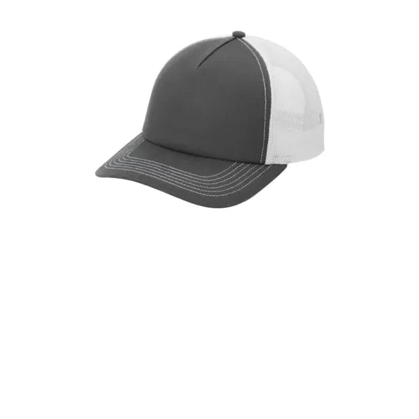 Port Authority Low-Profile Snapback 5-Panel Trucker Cap
