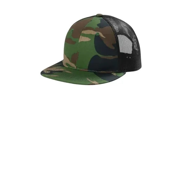 Port Authority Snapback Flat Bill Trucker Cap