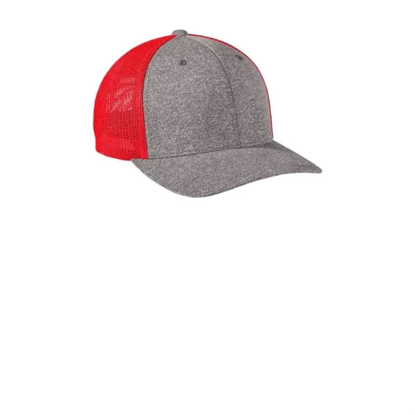Port Authority Flexfit Melange Mesh Back Trucker Cap